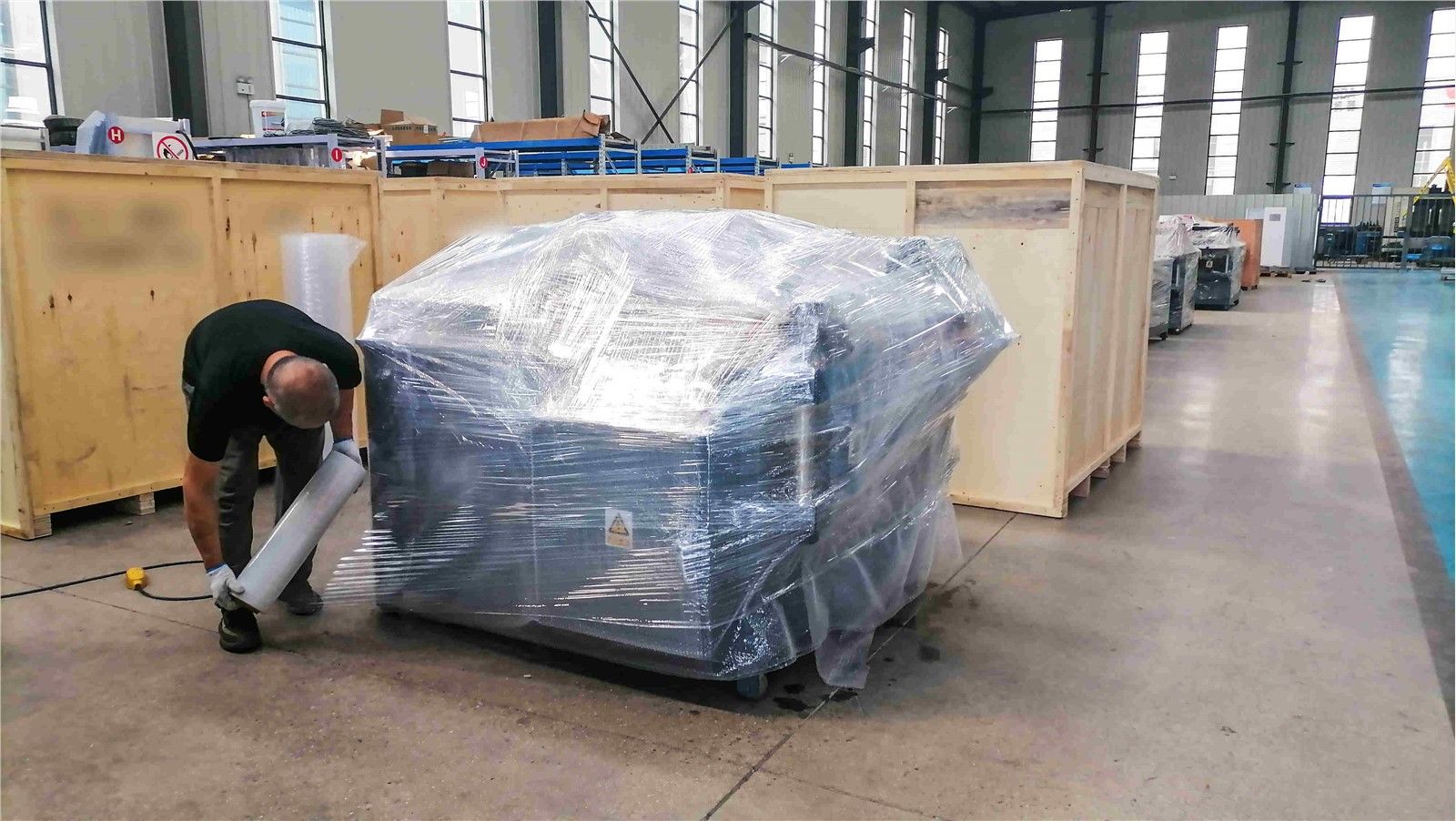 Emballage machine de traitement de barres de cuivre