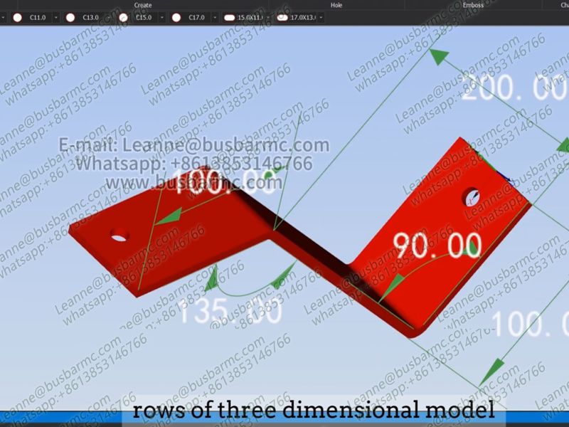 Centre de pliage CNC pour jeux de barres