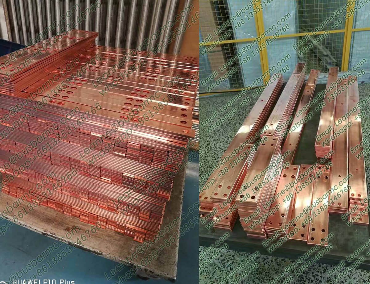 Ligne automatique de débit et poinçonnage cuivre